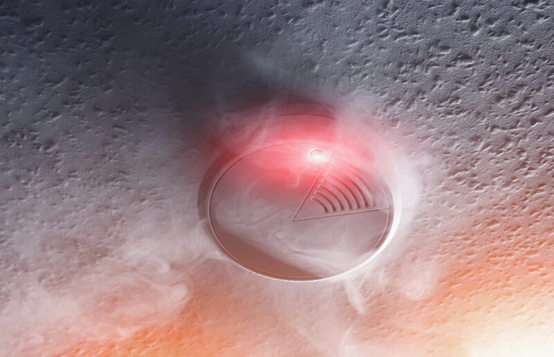 Electronic fire alarm